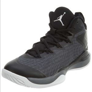 Nike Jordan Super Fly 3 Black Grey Youths Trainers Boys / Girls Style